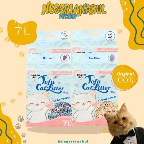 Pawsitive Tofu Candy Cat Litter 7 L